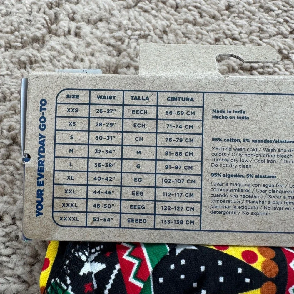 Old Navy‎ Boxers Mens L Pizza Holiday Print Stretch Comfort Waistband 6